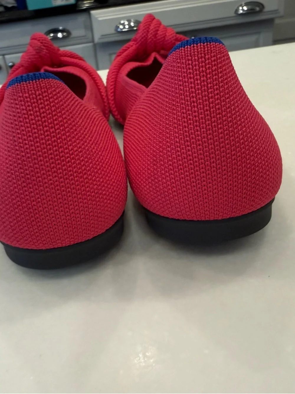 Rothy's Women’s Flats The Knot Point II Starfish Pink “In Love Sole” Sz 9 NEW - Picture 7 of 12